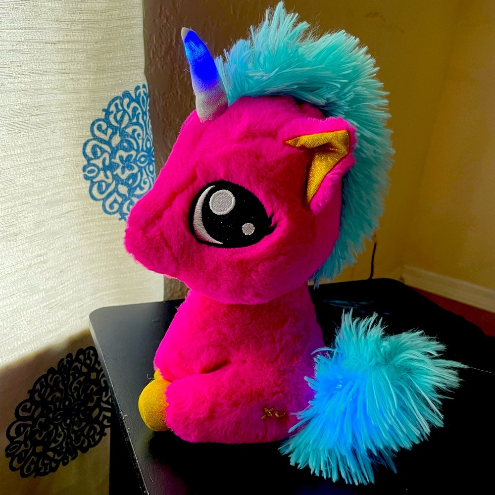 Pink light up unicorn